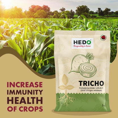 HEDO ट्राइकोडर्मा विराइड पाउडर (1Kg) बीज और युवा पौधों के लिए जैविक - फंगल और बैक्टीरियल रोग को नियंत्रित करने के लिए जैविक