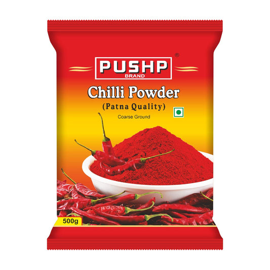 Pushp Brand Patna Red Chili Powder (500g (Pack of 1)