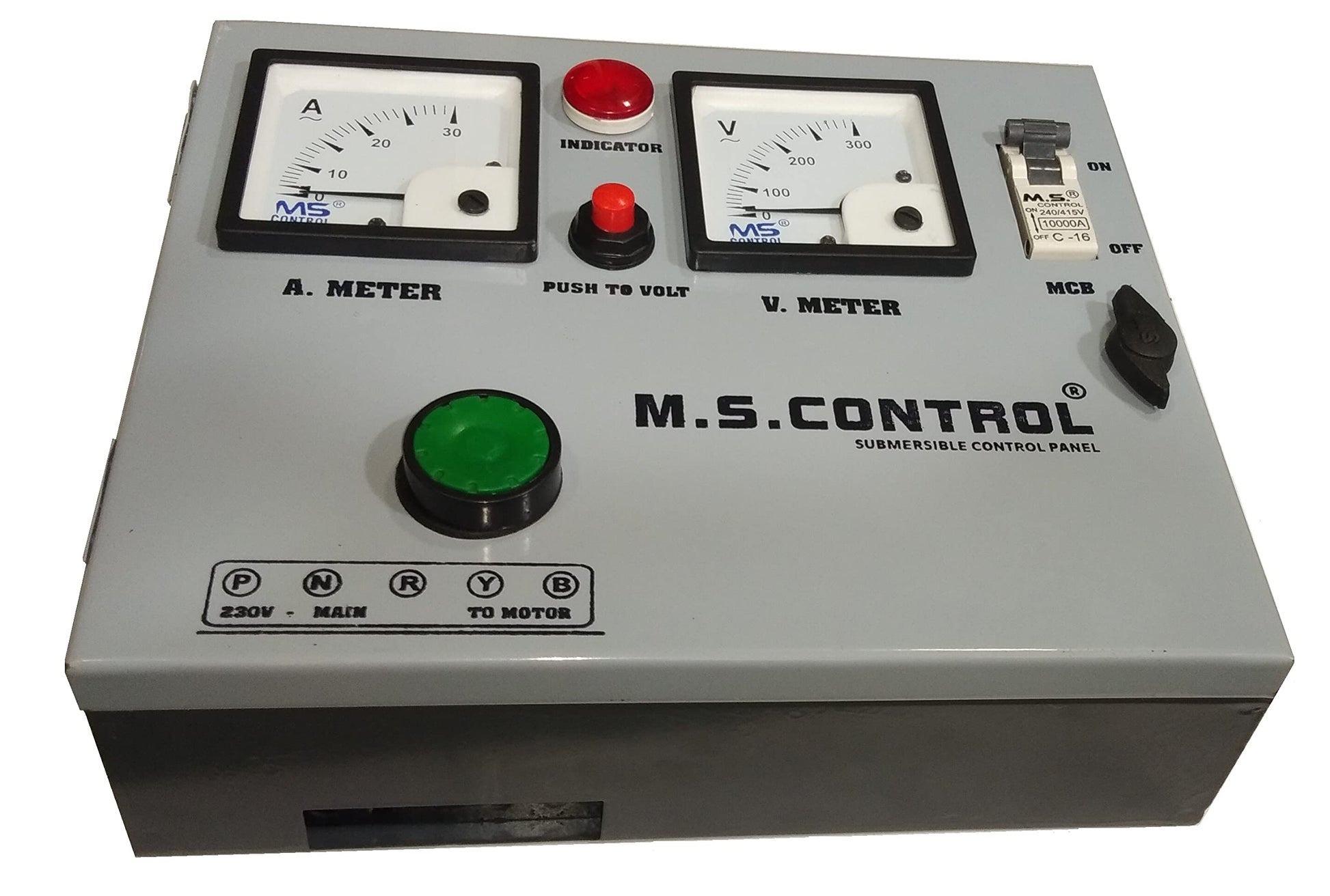 control pannel for water pump