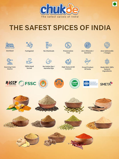 Chukde Super Garam Masala, Whole Spices Blend, 100g