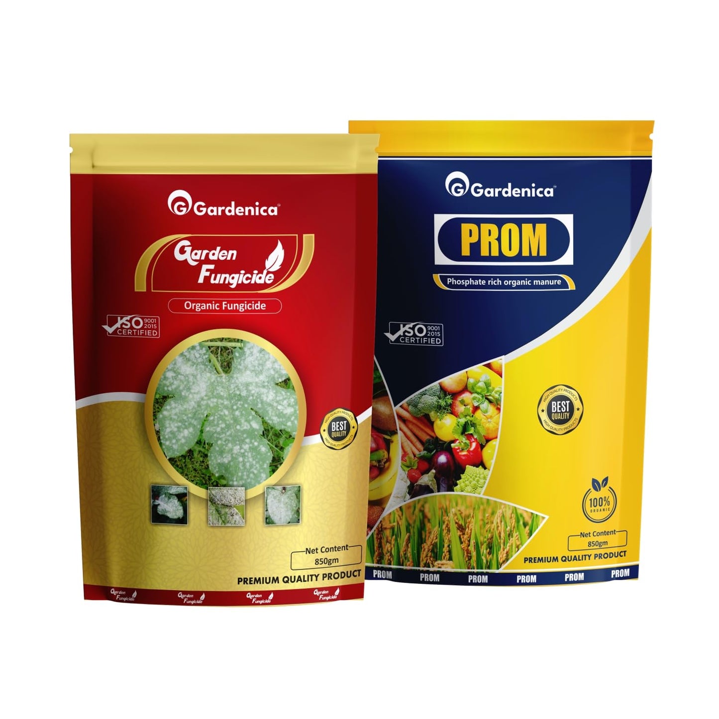 Gardenica Phosphorus and Garden Fungicide Combo|Natural & Organic|Promotes Plant Growth| Organic Fungicide for Plant Fungal Disease Control