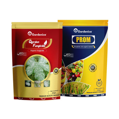 Gardenica Phosphorus and Garden Fungicide Combo|Natural & Organic|Promotes Plant Growth| Organic Fungicide for Plant Fungal Disease Control