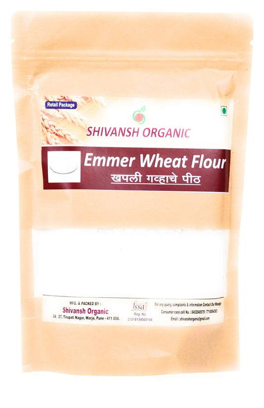 emmer wheat flour, खपली गव्हाचे पीठ 